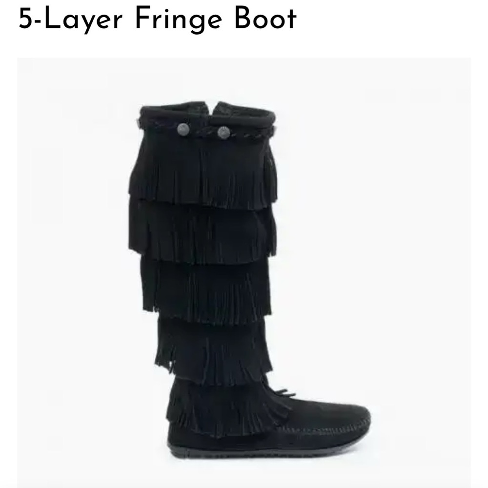 Minnetonka Fringe boots